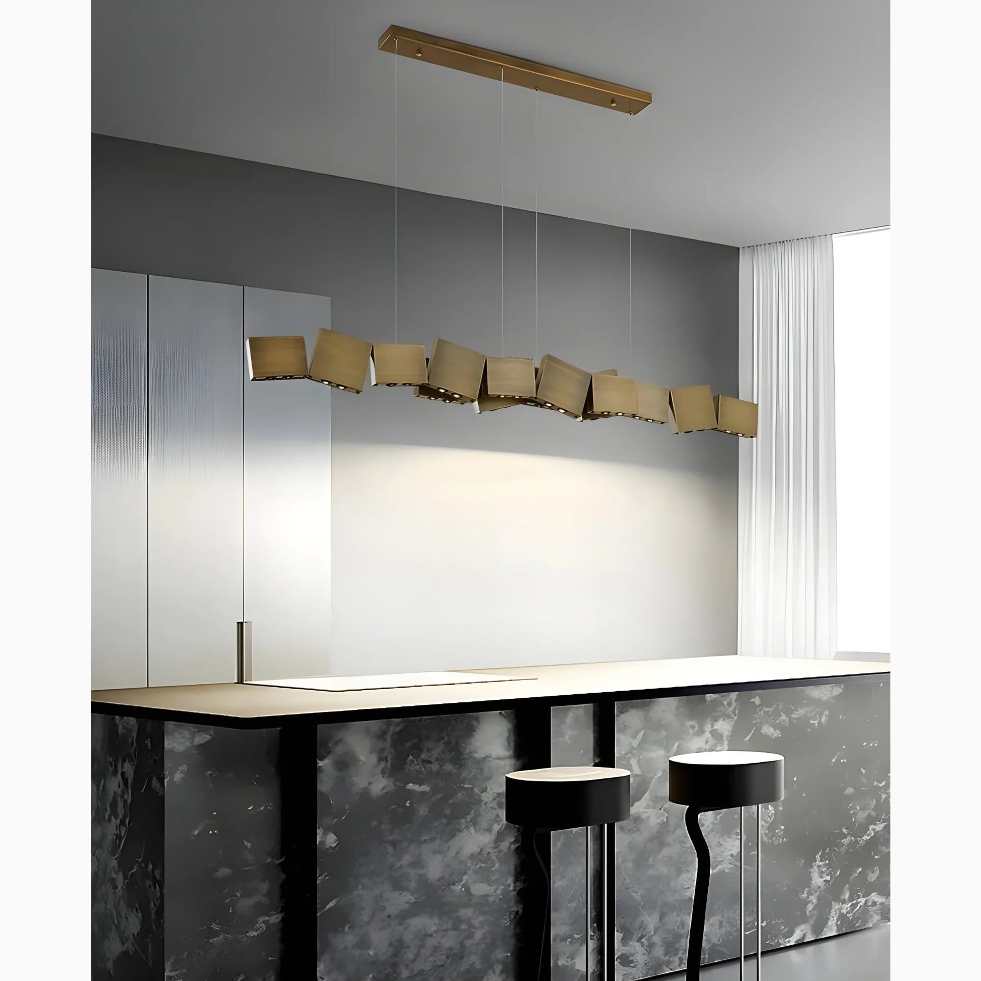 Freya Postmodern Iron Box Chandelier - Pendant Lights | Lucera Lighting