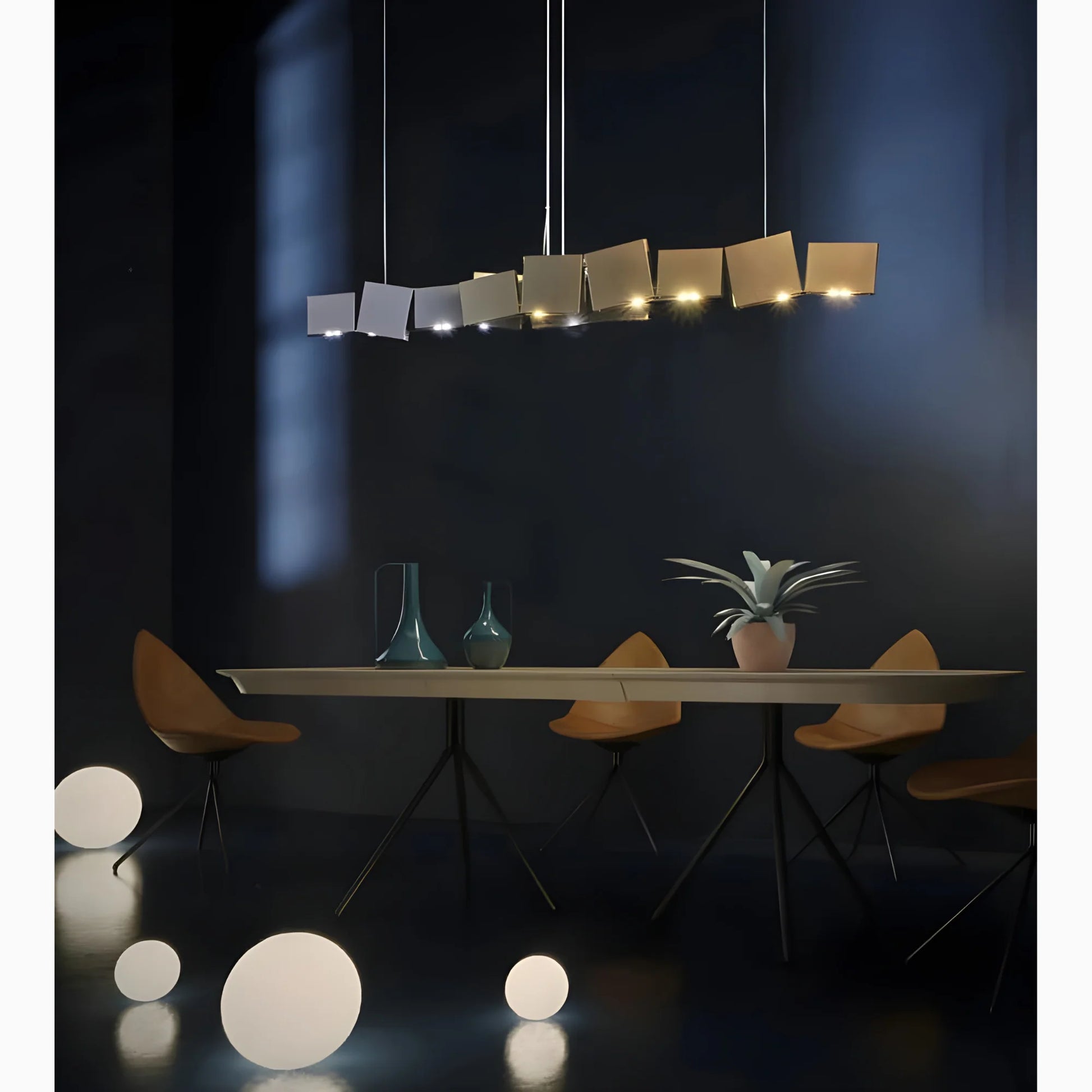 Freya Postmodern Iron Box Chandelier - Pendant Lights | Lucera Lighting