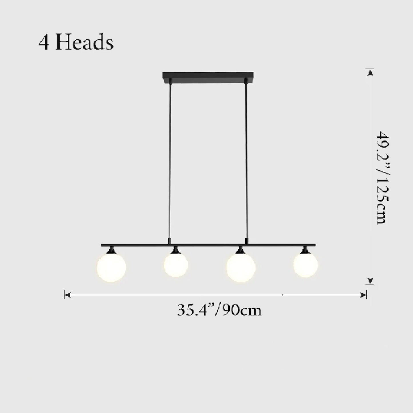 Sepia Glass Ball LED Chandelier - Pendant Lights | Lucera Lighting