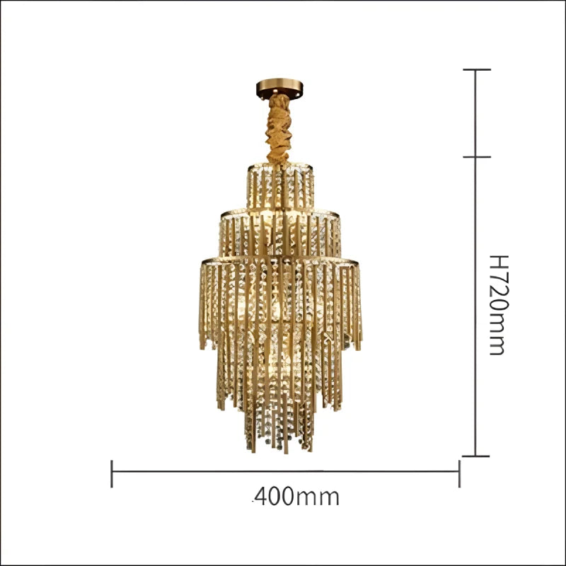 Lovage Luxury Gold Chandelier With Crystal Balls - Chandeliers | Lucera Lighting
