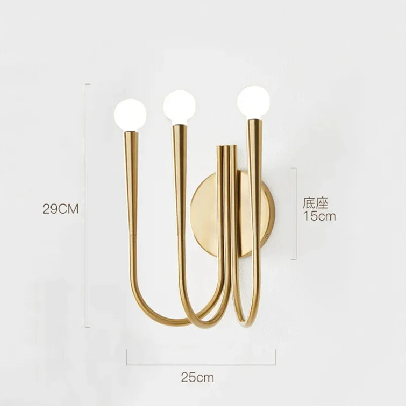 Fiore Art-Deco LED Wall Sconce for Living Room - Wall Lights & Sconces | Lucera Lighting