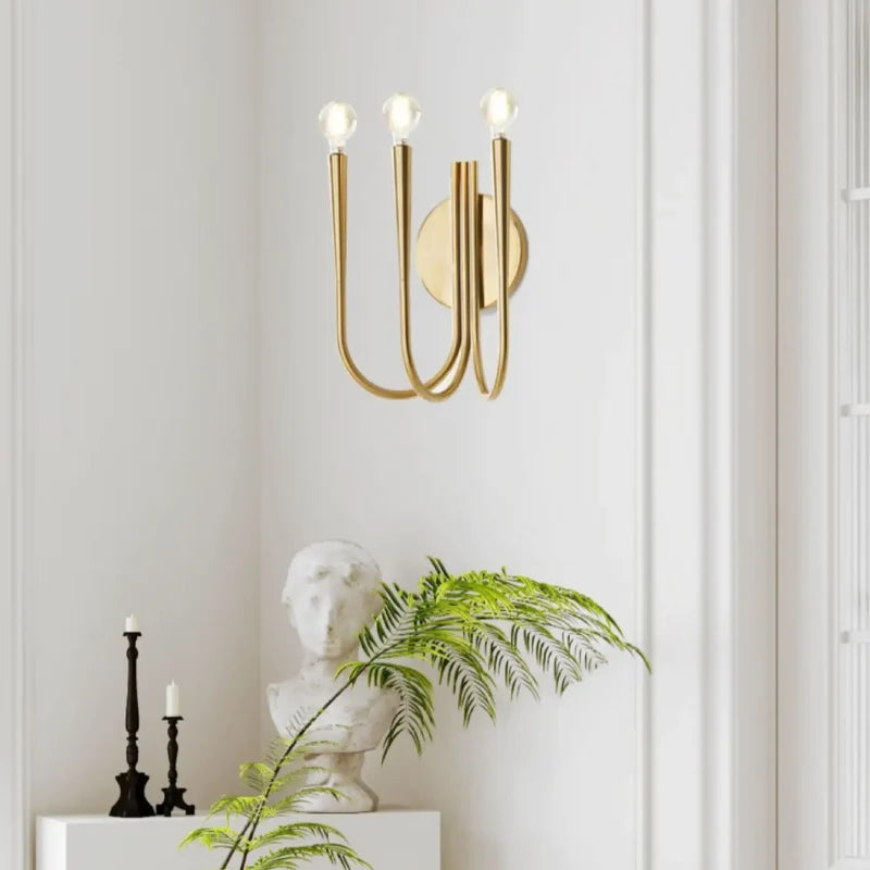Fiore Art-Deco LED Wall Sconce for Living Room - Wall Lights & Sconces | Lucera Lighting