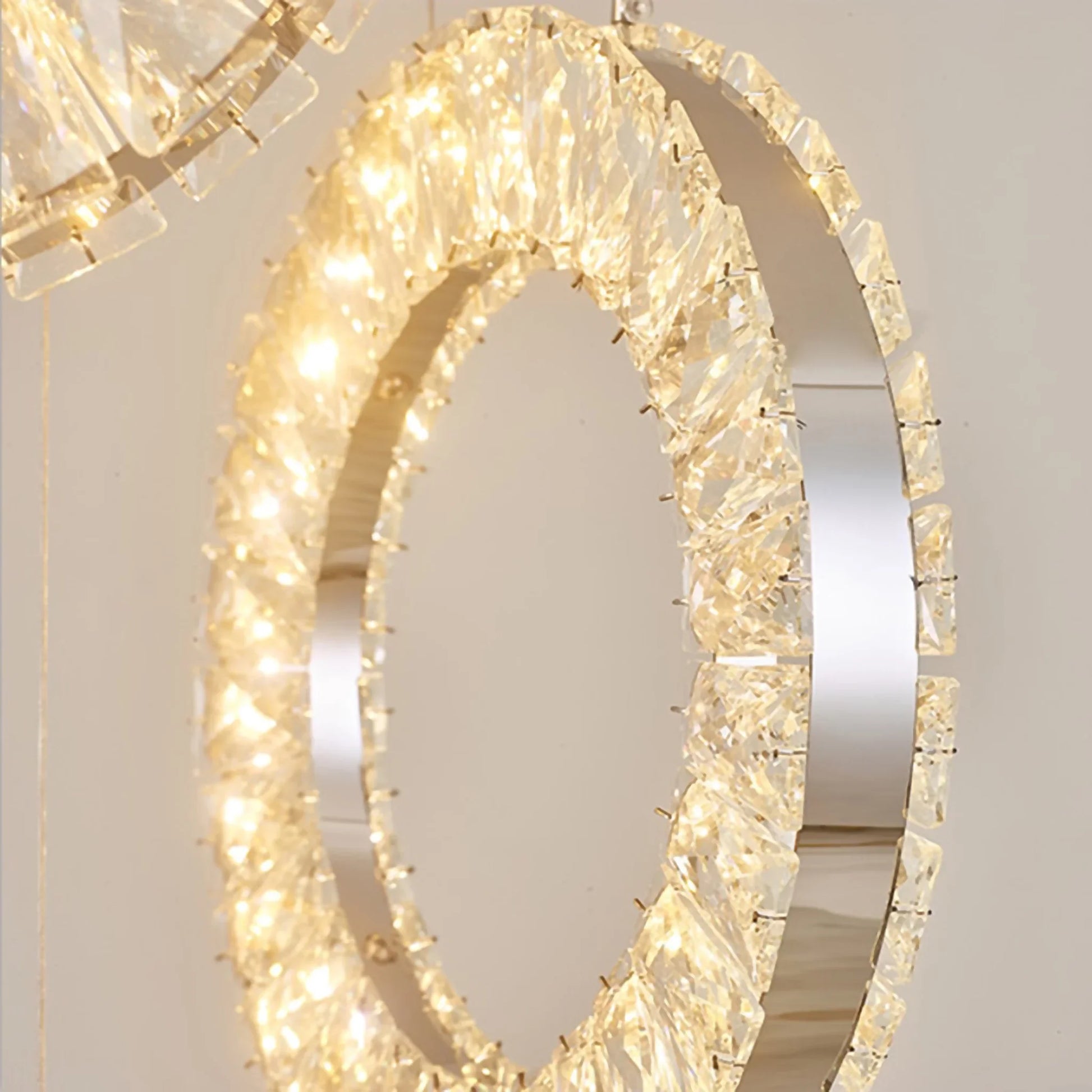 Snowdrop Crystal Pendant Light for Staircase - Chandeliers | Lucera Lighting