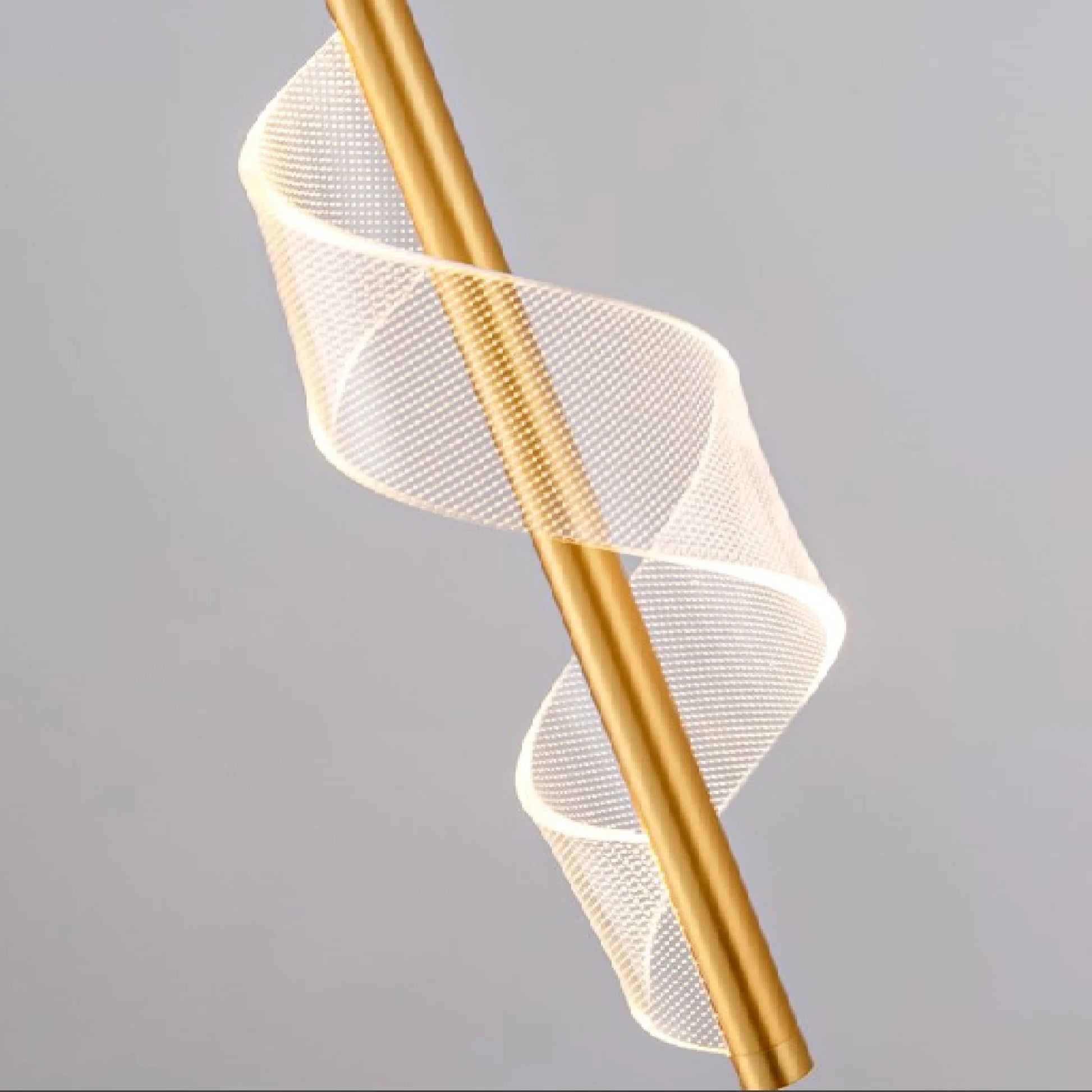 Vael Long Spiral LED Pendant Chandelier - Chandeliers | Lucera Lighting