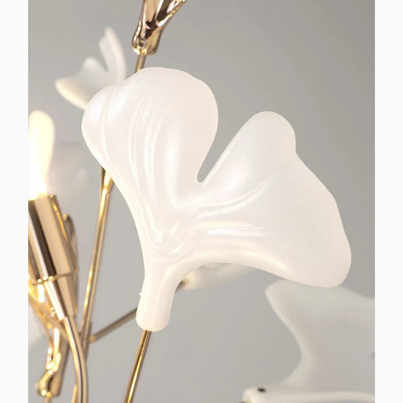 Beryl Ginkgo Leaves LED Floor Lamp - Chandeliers | Lucera Lighting
