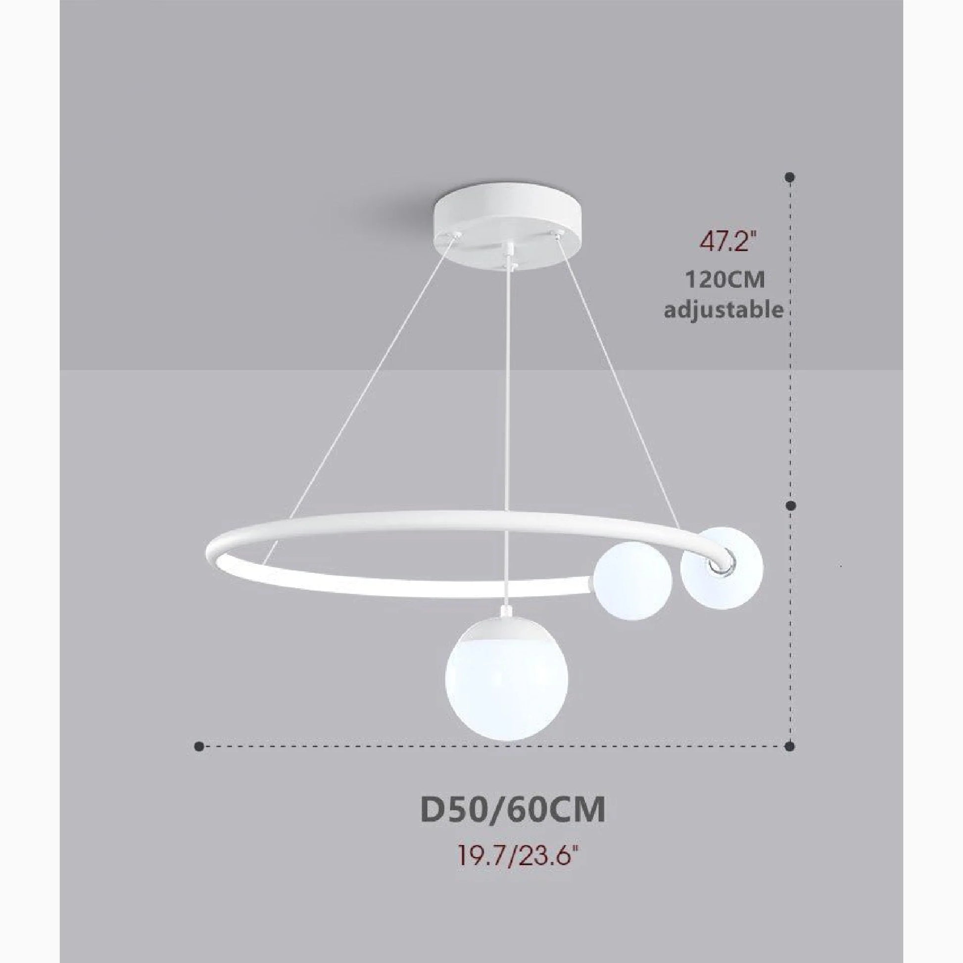 Gro Hanging Ball Pendant Light - Chandeliers | Lucera Lighting