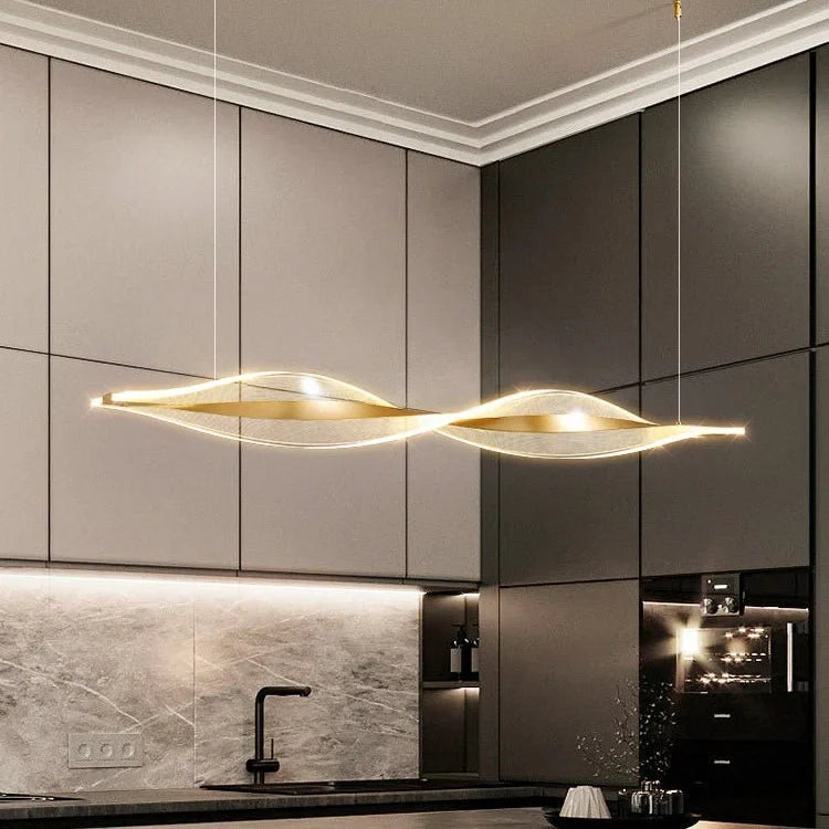 Brage Spiral Chandelier Nordic Style - Pendant Lights | Lucera Lighting