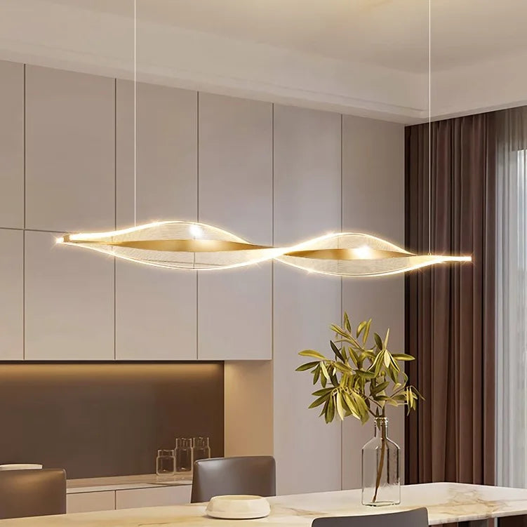 Brage Spiral Chandelier Nordic Style - Pendant Lights | Lucera Lighting