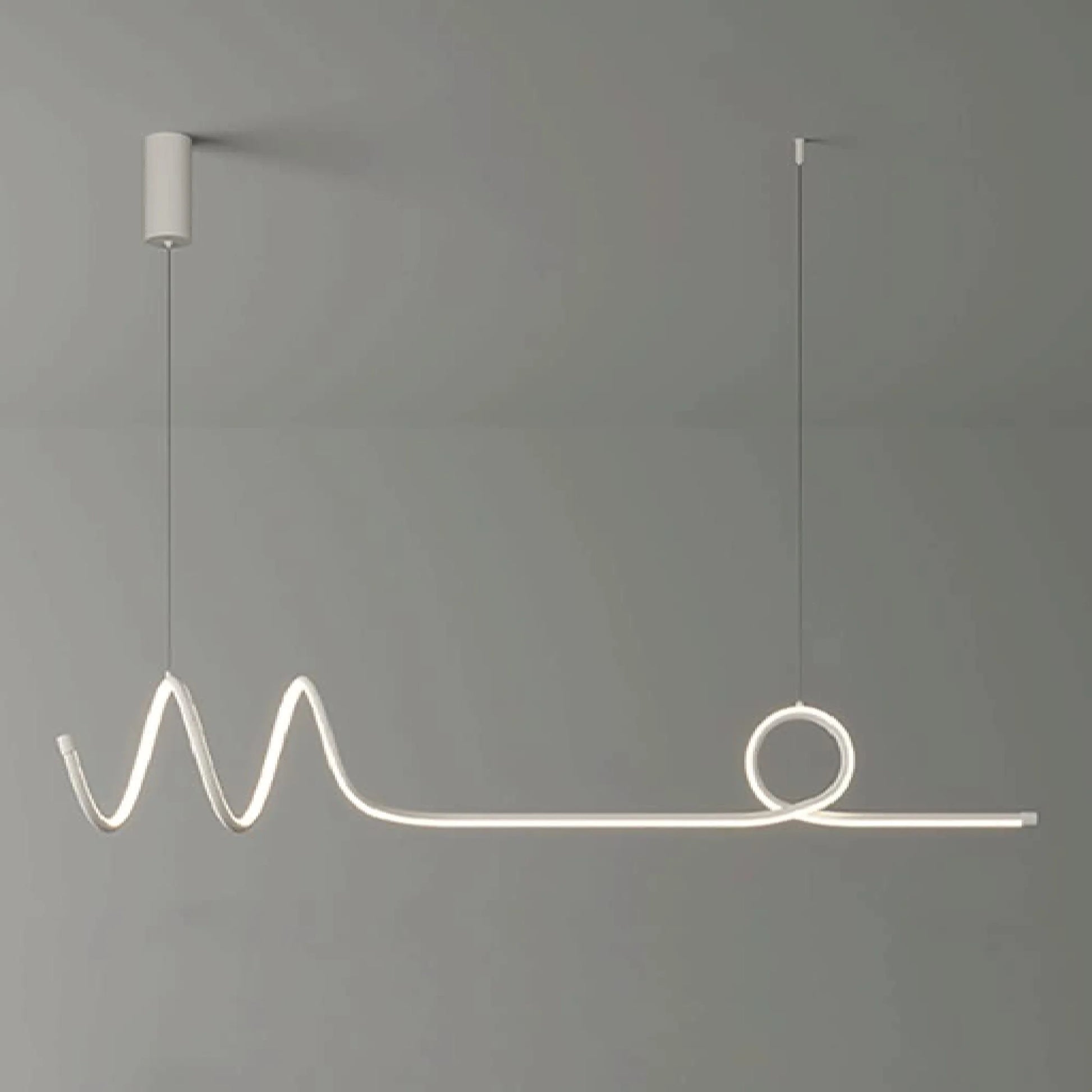 Eira Nordic Pendant Lamp with Long Strip - Pendant Lights | Lucera Lighting
