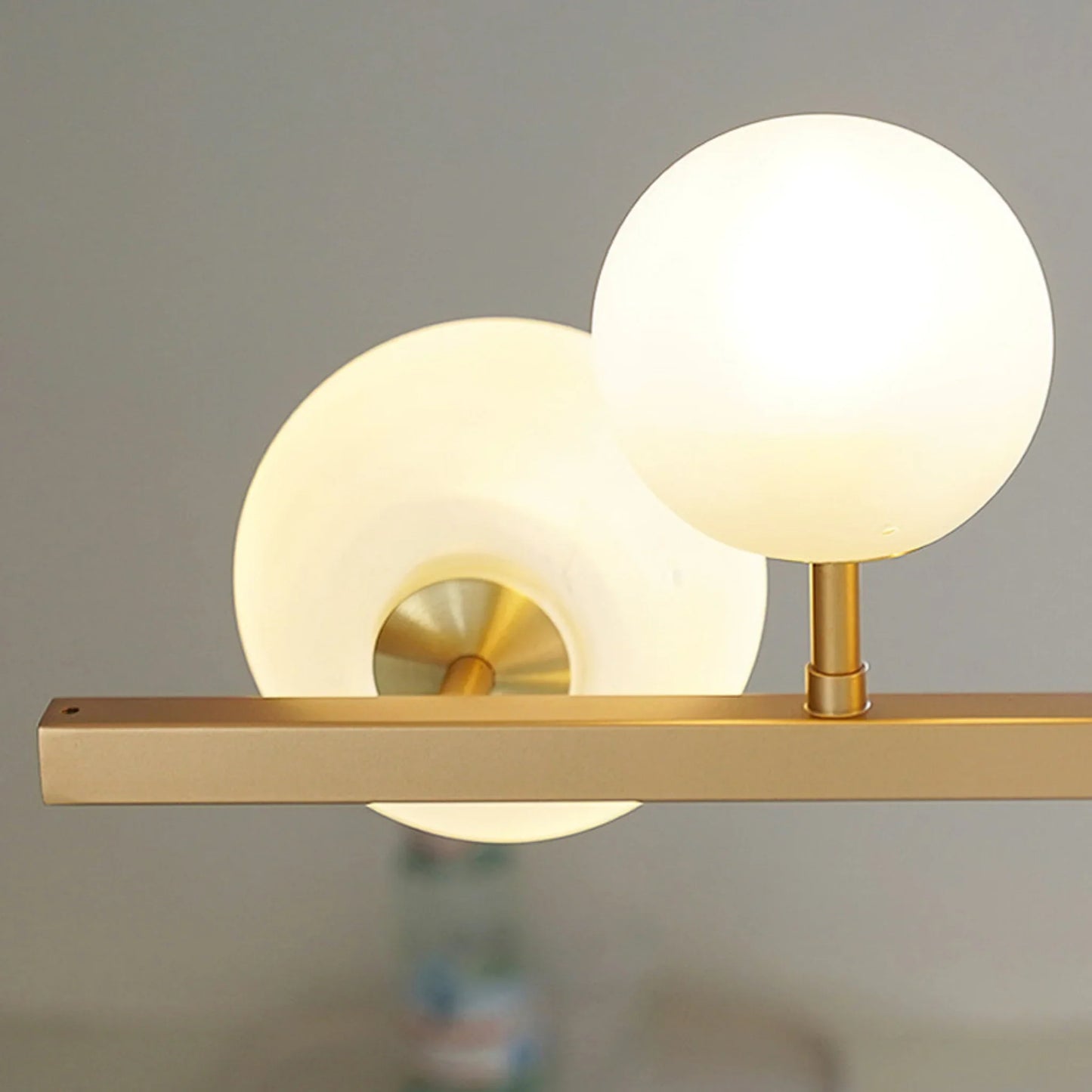Nord Gold Pearls Chandelier for Kitchen - Pendant Lights | Lucera Lighting