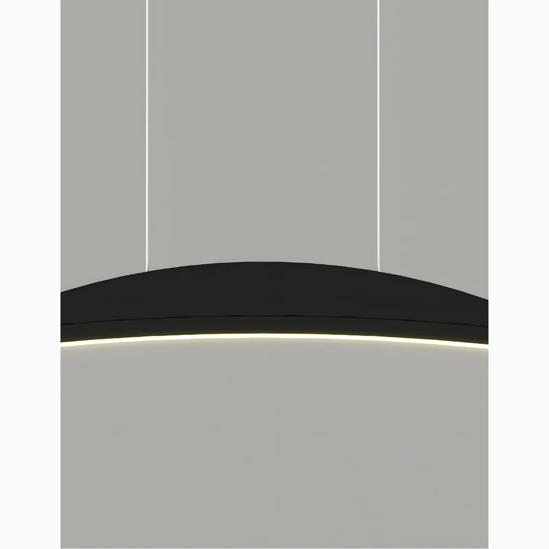 Edda Minimalist Black Chandelier - Pendant Lights | Lucera Lighting