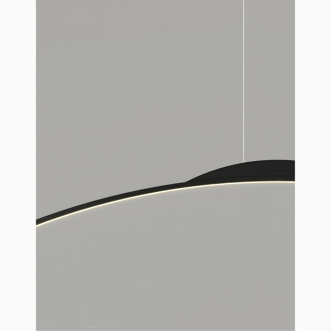 Edda Minimalist Black Chandelier - Pendant Lights | Lucera Lighting