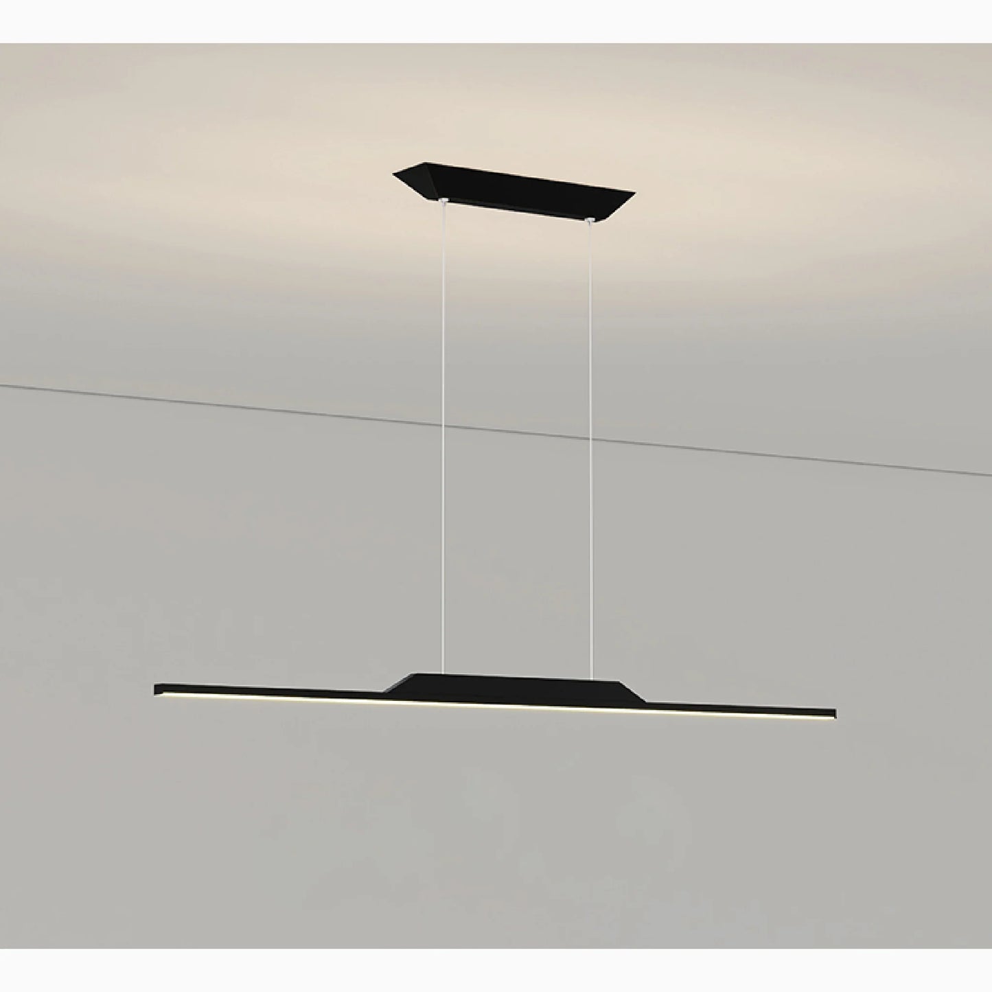 Vind Gold/Black Minimalistic Chandelier - Pendant Lights | Lucera Lighting