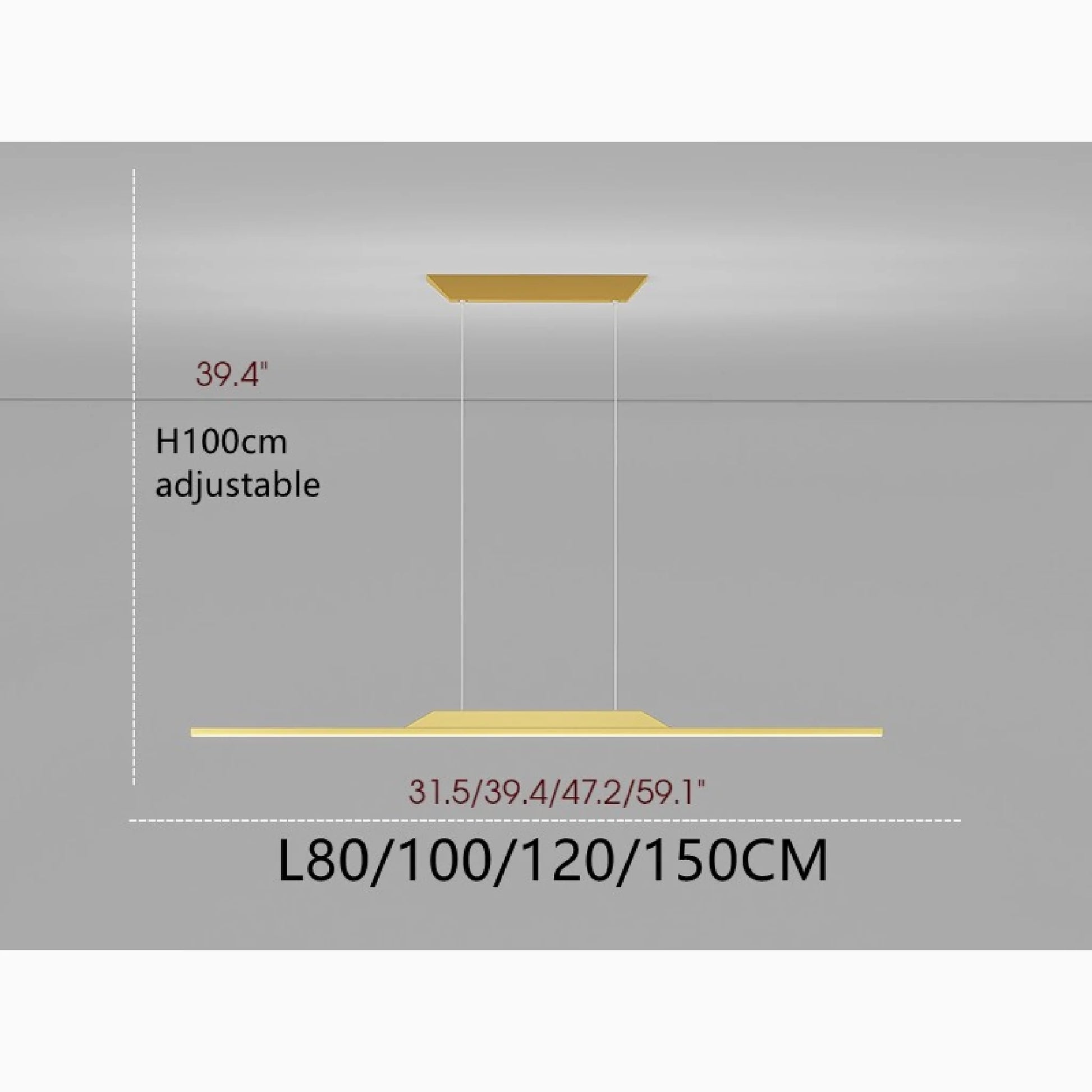 Vind Gold/Black Minimalistic Chandelier - Pendant Lights | Lucera Lighting