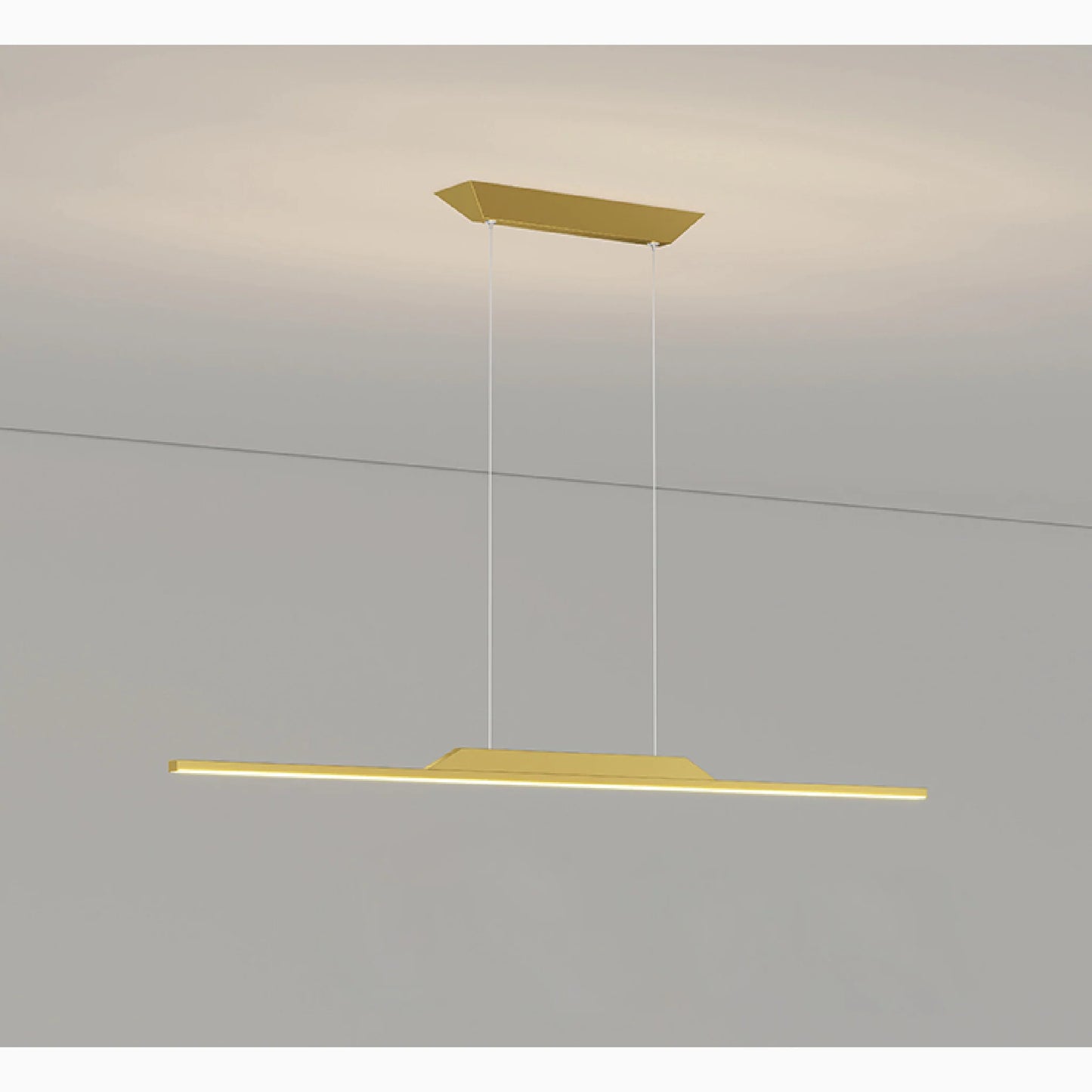 Vind Gold/Black Minimalistic Chandelier - Pendant Lights | Lucera Lighting