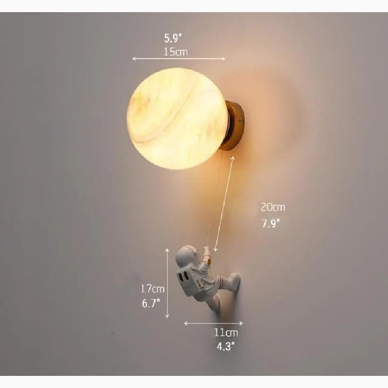 Glissando Universe Planet Wall Sconce for Kids Room - Wall Lights & Sconces | Lucera Lighting