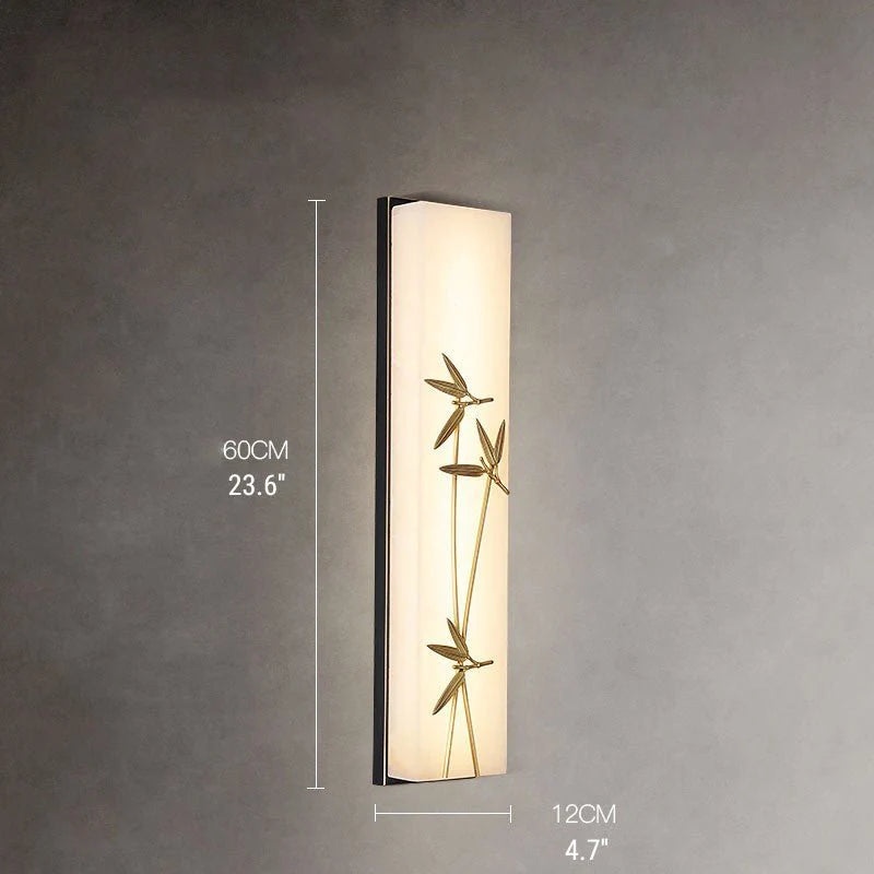 Fractal Bamboo & Ginkgo Wall Lamp - Wall Lights & Sconces | Lucera Lighting