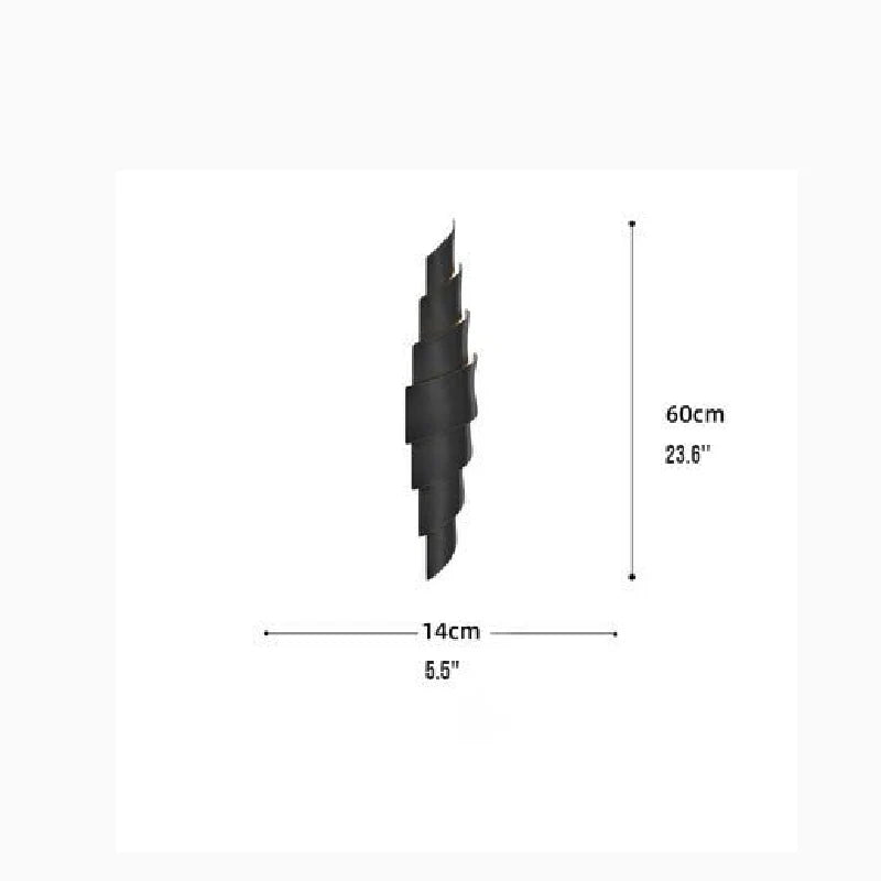 Crux Italian Leather Wall Sconce, Black/Brown/Blue - Wall Lights & Sconces | Lucera Lighting
