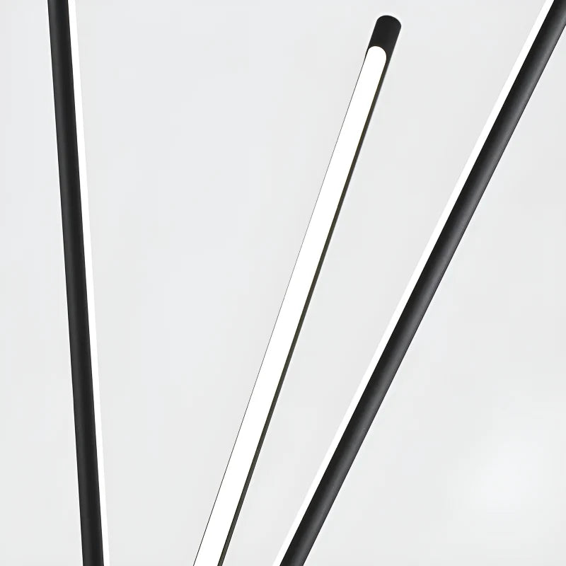 Iolite Post Modern Black LED Minimalistic Floor Lamp - Lamps | Lucera Lighting