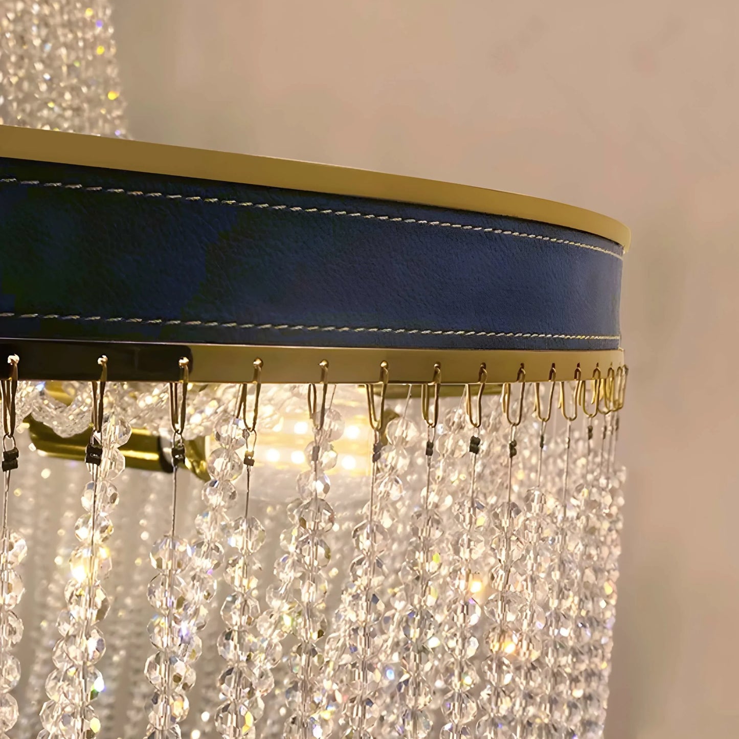 Juniper Large Spiral Crystal Chandelier for Staircase - Chandeliers | Lucera Lighting