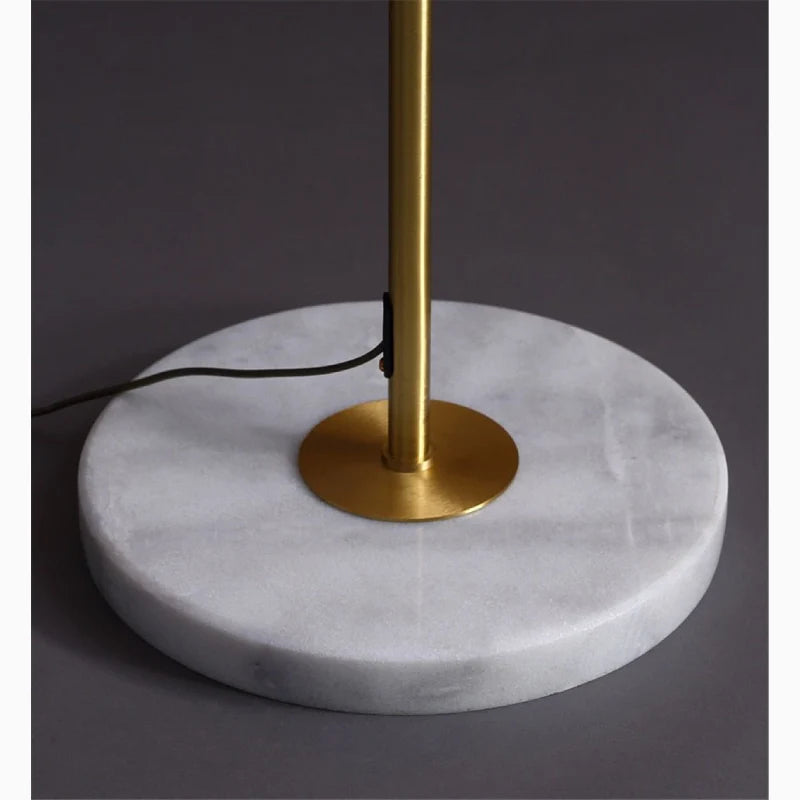 Sunstone Crystal & Marble Floor Lamp - Lamps | Lucera Lighting