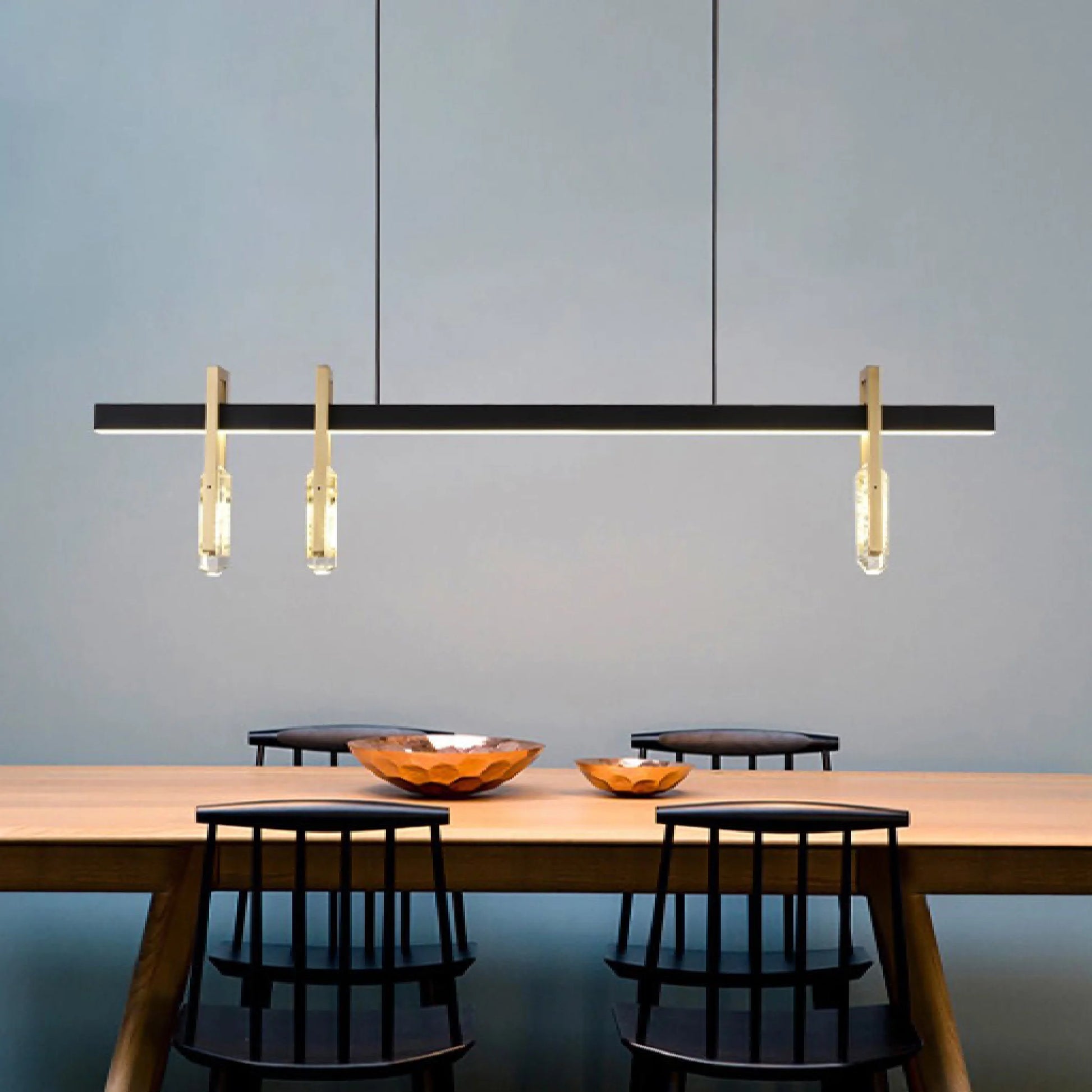 Jord Postmodern Copper Crystal Pendant Lamp - Pendant Lights | Lucera Lighting