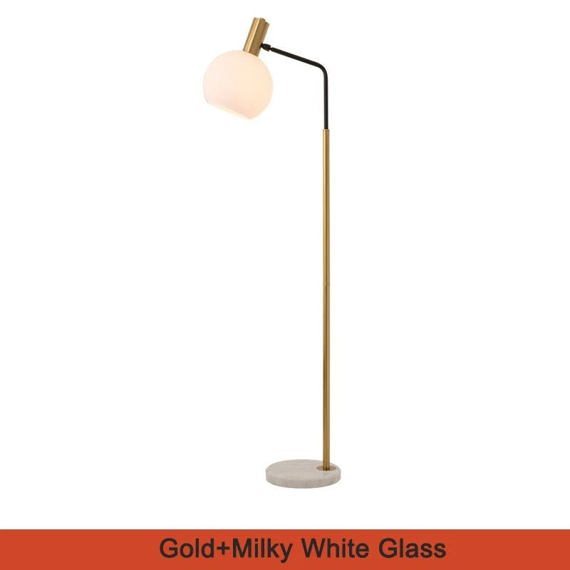 Cerise Gold Glass Luxury Floor Lamp - Lamps | Lucera Lighting