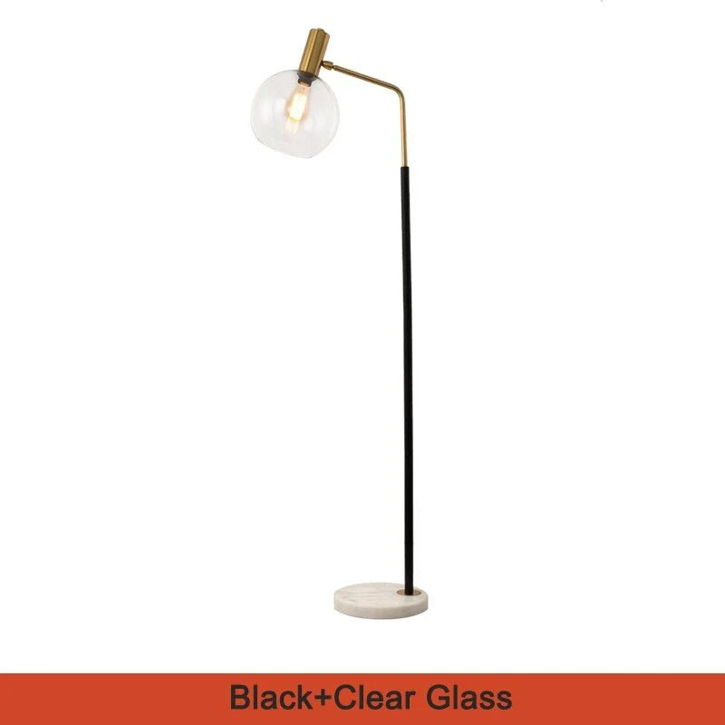 Cerise Gold Glass Luxury Floor Lamp - Lamps | Lucera Lighting