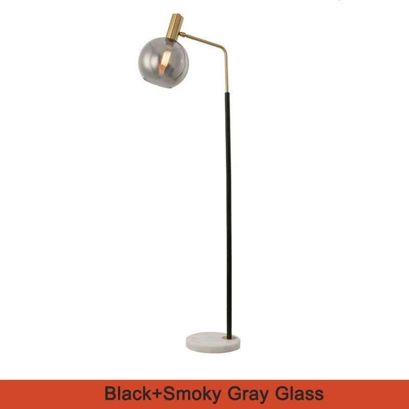 Cerise Gold Glass Luxury Floor Lamp - Lamps | Lucera Lighting