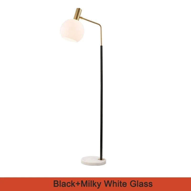 Cerise Gold Glass Luxury Floor Lamp - Lamps | Lucera Lighting