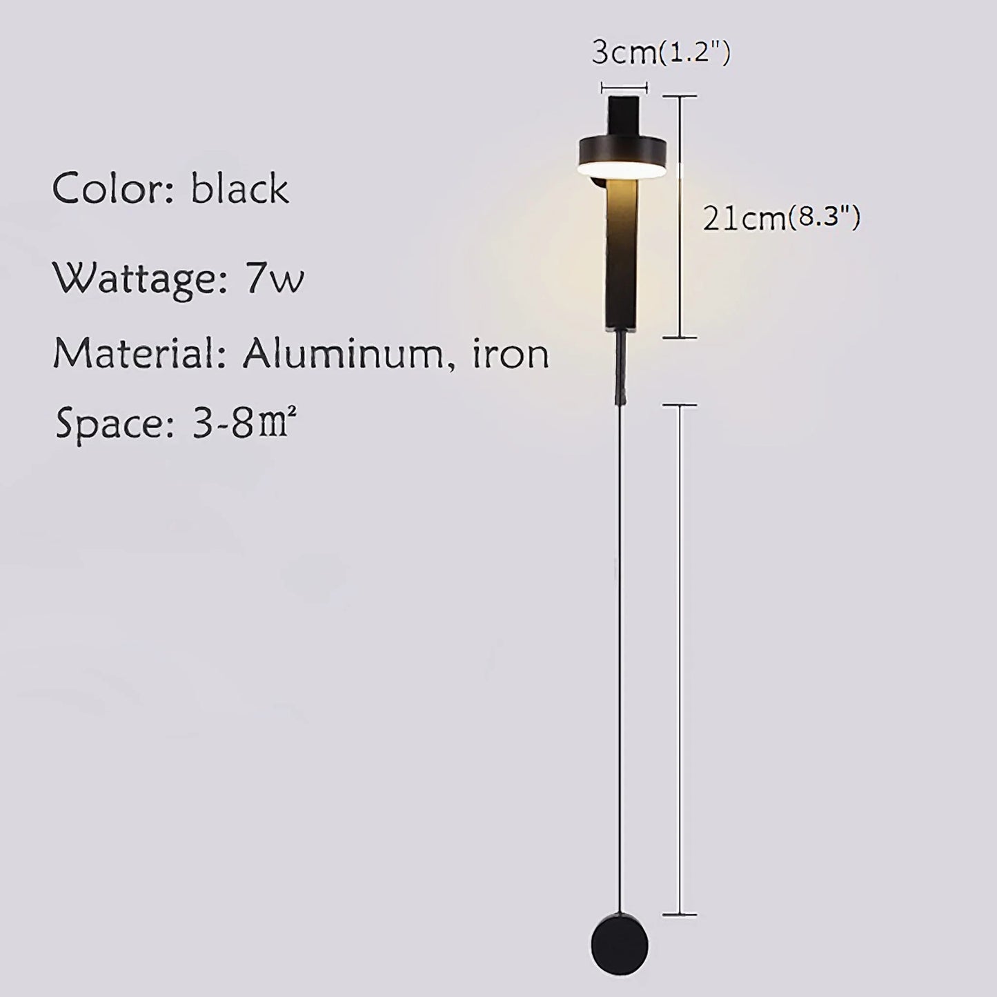 Ritardando Black/Gold Rotating LED Wall Sconce - Wall Lights & Sconces | Lucera Lighting