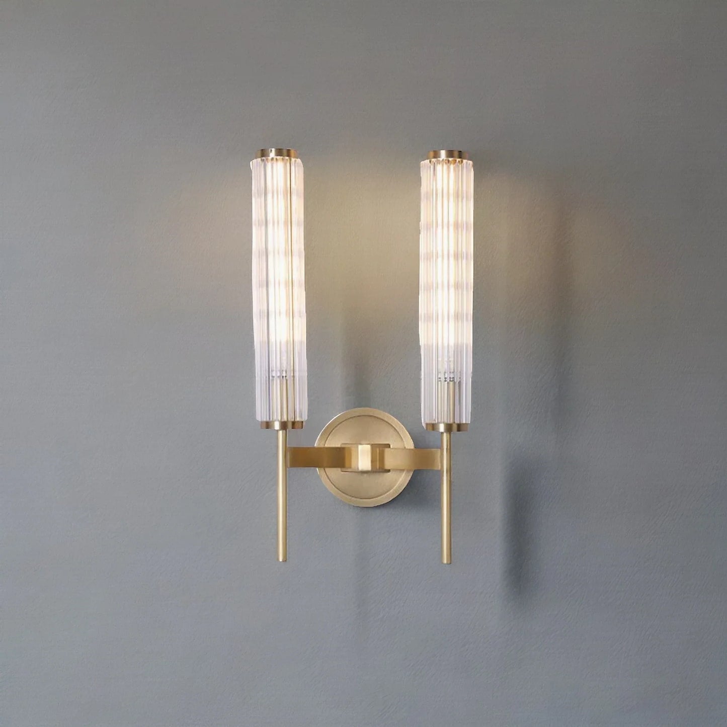 Sul Glass Copper Wall Sconce - Pendant Lights | Lucera Lighting