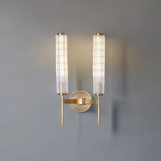 Sul Glass Copper Wall Sconce - Pendant Lights | Lucera Lighting