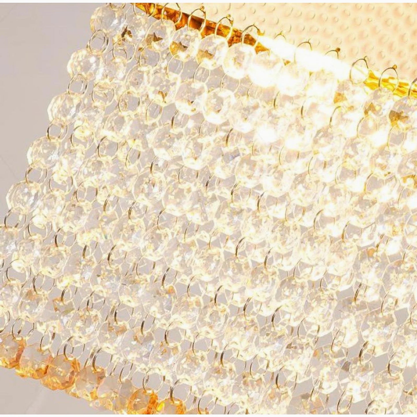 Keld Crystal Blocks LED Ceiling Chandelier - Chandeliers | Lucera Lighting