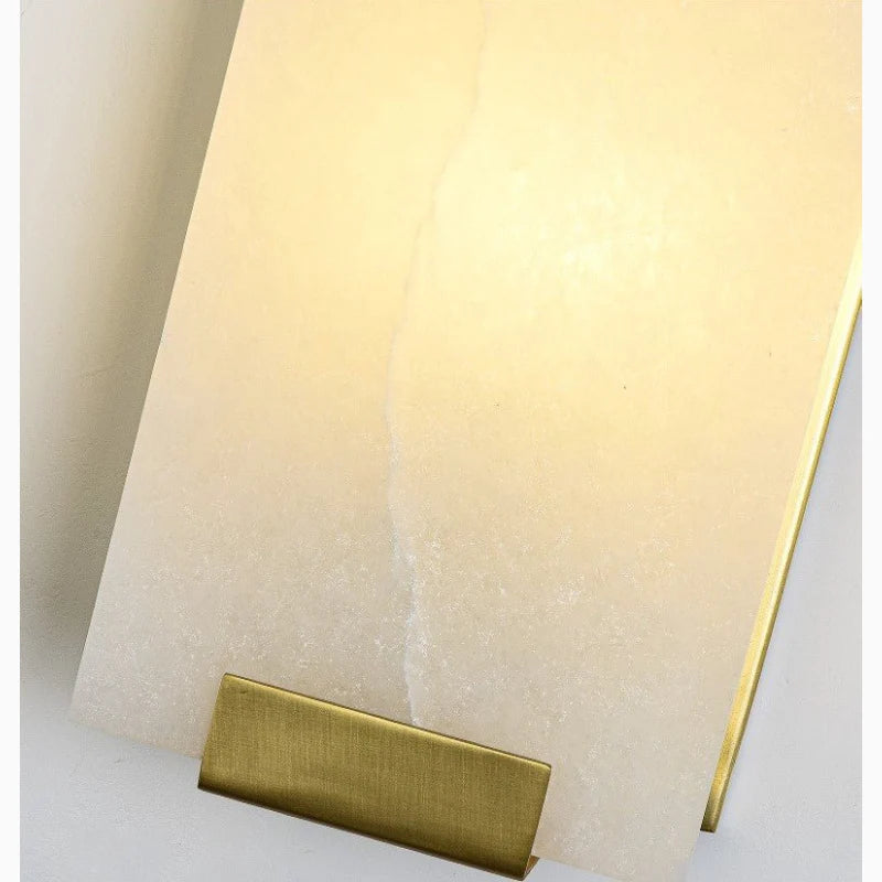 Astral Luxury Copper-Marble LED Wall Lamp - Wall Lights & Sconces | Lucera Lighting