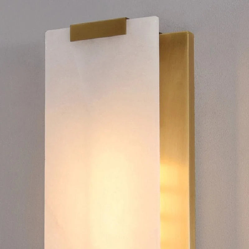 Astral Luxury Copper-Marble LED Wall Lamp - Wall Lights & Sconces | Lucera Lighting
