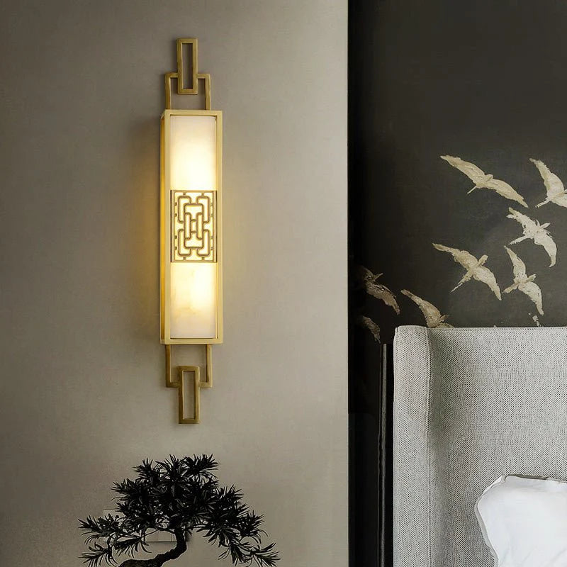 Cadence Luxury Copper Wall Lamp Chinese Style - Wall Lights & Sconces | Lucera Lighting