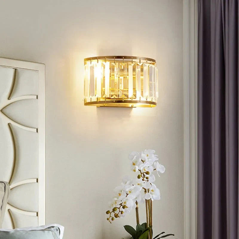 Fermata Luxury American Style Crystal Wall Lamp - Wall Lights & Sconces | Lucera Lighting