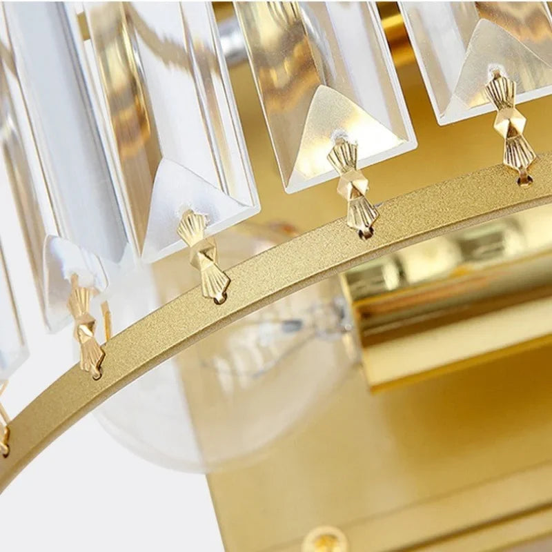 Fermata Luxury American Style Crystal Wall Lamp - Wall Lights & Sconces | Lucera Lighting