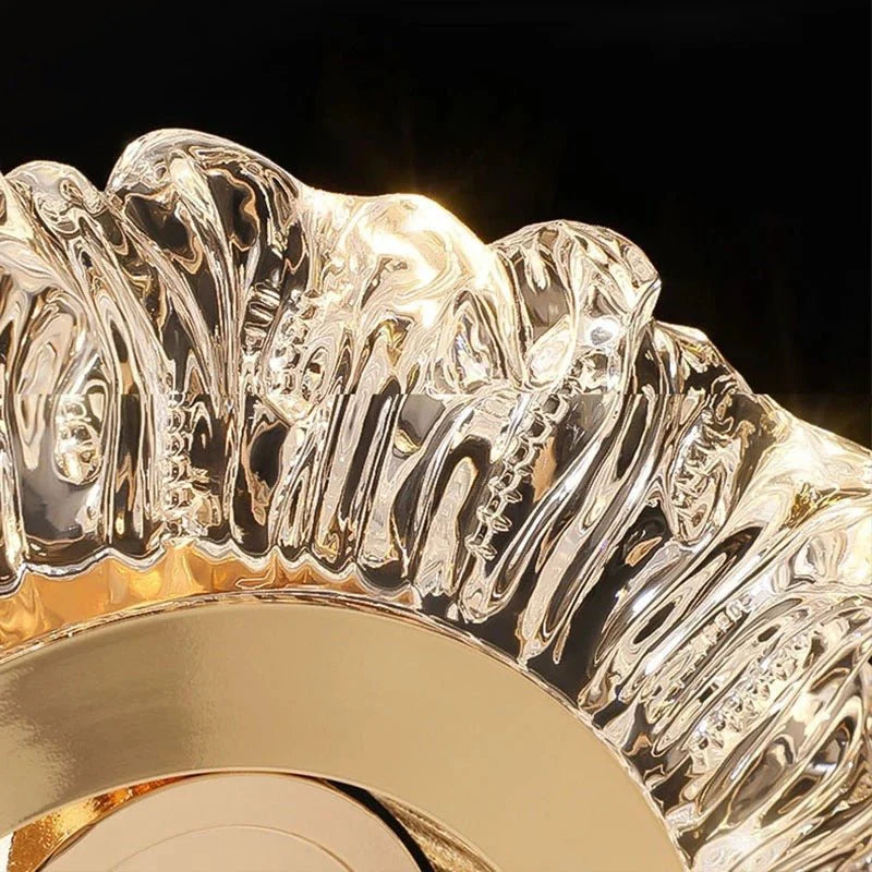Distal Sunburst Wall Sconce - Acrylic & Iron - Wall Lights & Sconces | Lucera Lighting
