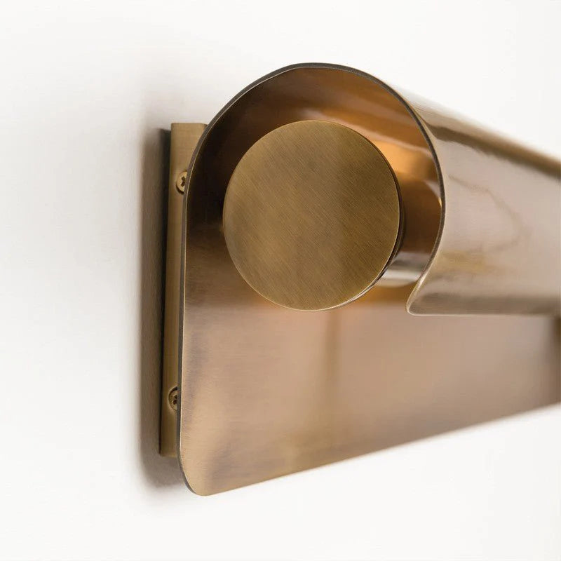 Tresse Luxury Wall Lamp Scroll Shape Brass - Wall Lights & Sconces | Lucera Lighting