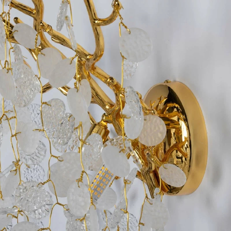 Poise Luxury Wall Lamp with Glass Discs - Chandeliers | Lucera Lighting