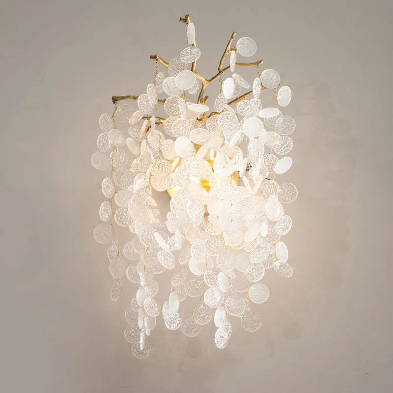 Poise Luxury Wall Lamp with Glass Discs - Chandeliers | Lucera Lighting