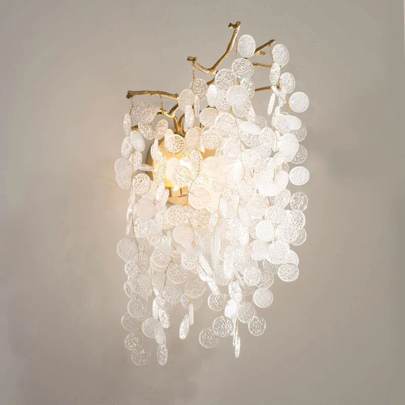 Poise Luxury Wall Lamp with Glass Discs - Chandeliers | Lucera Lighting