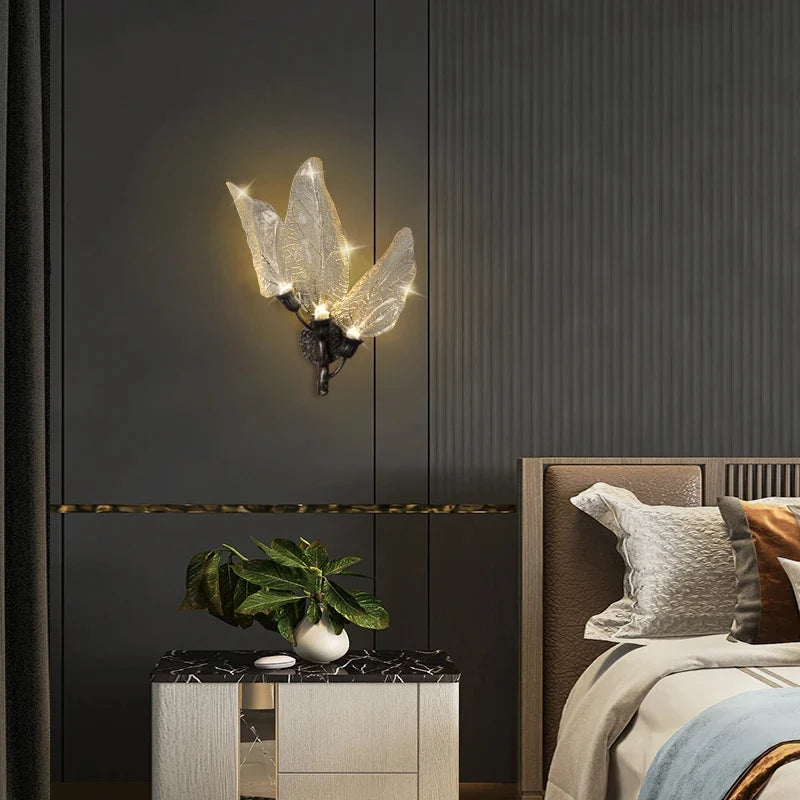 Perdendosi Leaf Shaped LED Wall Lamp - Wall Lights & Sconces | Lucera Lighting