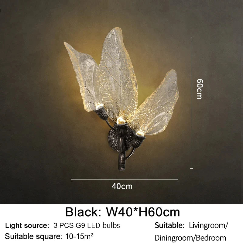 Perdendosi Leaf Shaped LED Wall Lamp - Wall Lights & Sconces | Lucera Lighting