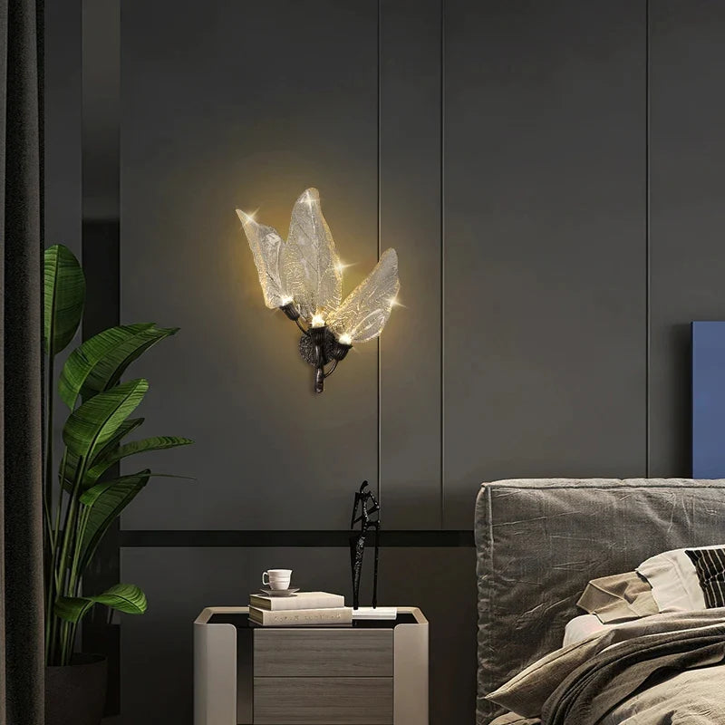 Perdendosi Leaf Shaped LED Wall Lamp - Wall Lights & Sconces | Lucera Lighting