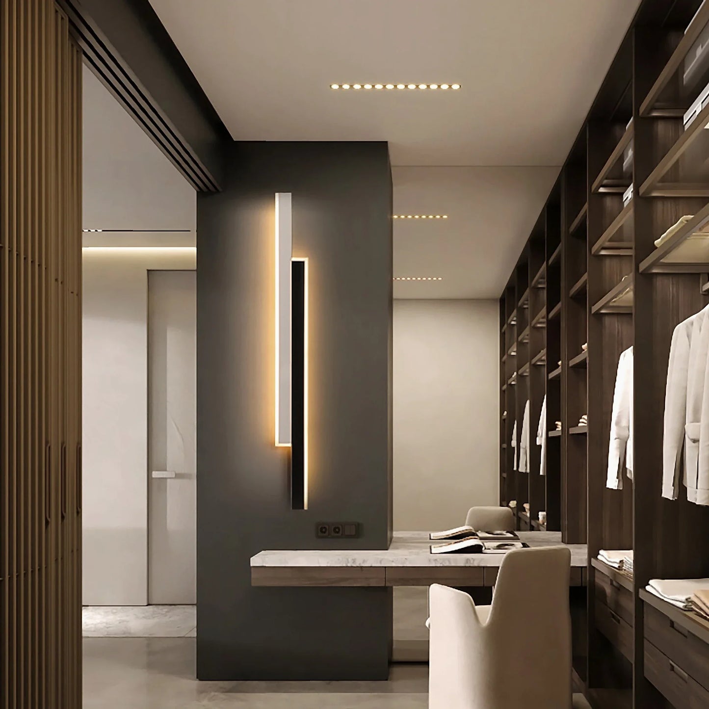 Smorzando Modern LED Long Hanging Light - Wall Lights & Sconces | Lucera Lighting