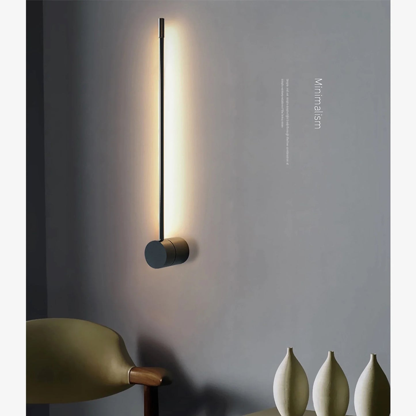 Rinforzando Minimalist Modern Long LED Wall Lamp - Wall Lights & Sconces | Lucera Lighting