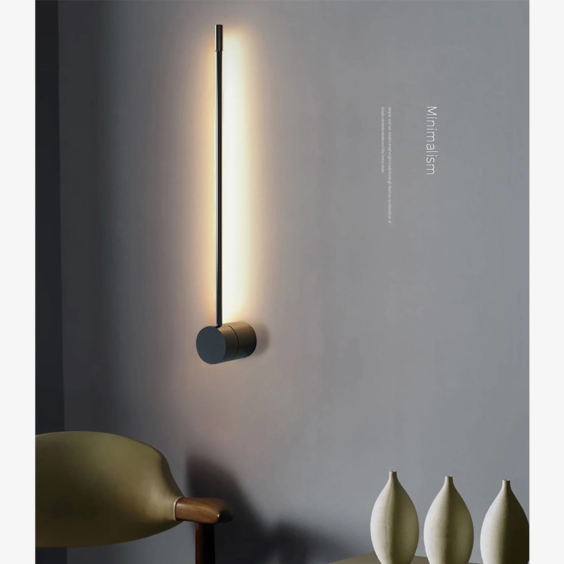 Rinforzando Minimalist Modern Long LED Wall Lamp - Wall Lights & Sconces | Lucera Lighting